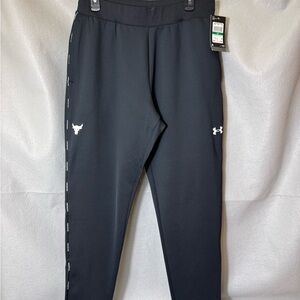 Under Armour Black Sweatpants with White Accents
